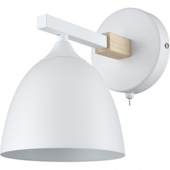 Бра LUMION COLANGE 8095/1W MODERNI LN25 268Е27 1*60W 220V белый/белый металл, дерево/металл Бра LUMION COLANGE 8095/1W MODERNI LN25 268Е27 1*60W 220V белый/белый металл, дерево/металл