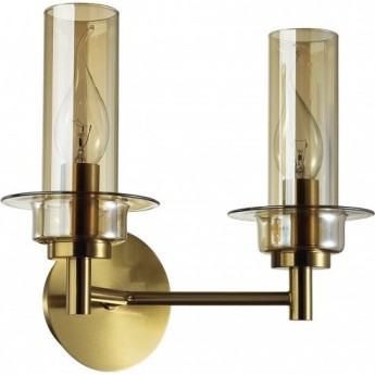 Бра LUMION MADONNA 6554/2W CLASSI LN24 E14 2*40W 220V бронза/коньячный/металл/стекло Бра LUMION MADONNA 6554/2W CLASSI LN24 E14 2*40W 220V бронза/коньячный/металл/стекло