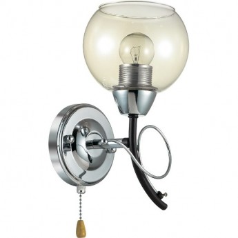 Бра LUMION MELEFA 3507/1W COMFI LN18 073 E27 60W 220V хром венге Бра LUMION MELEFA 3507/1W COMFI LN18 073 E27 60W 220V хром венге