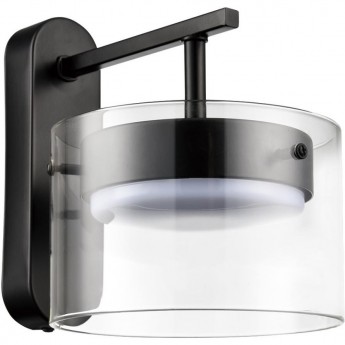 Бра LUMION NATALINA 8232/1W COMFI LN25 193 LED GX70 1*10W 220V черный/прозрачный, металл/стекло Бра LUMION NATALINA 8232/1W COMFI LN25 193 LED GX70 1*10W 220V черный/прозрачный, металл/стекло