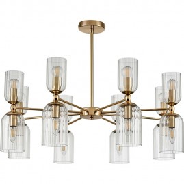 Люстра подвесная LUMION KASSIA 6586/16 MODERNI LN24 E14 16*40W 220V золото/прозрачный, металл/стекло Люстра подвесная LUMION KASSIA 6586/16 MODERNI LN24 E14 16*40W 220V золото/прозрачный, металл/стекло