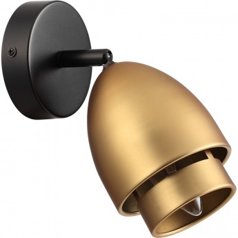 Настенный светильник LUMION AVRORA 8001/1W MODERNI LN24 Е14 40W 220V черный/античное золото металл/металл Настенный светильник LUMION AVRORA 8001/1W MODERNI LN24 Е14 40W 220V черный/античное золото металл/металл