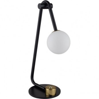 Настольная лампа LUMION DEXTER 6500/1T MODERNI LN23 G9 5W 220V черный белый Настольная лампа LUMION DEXTER 6500/1T MODERNI LN23 G9 5W 220V черный белый