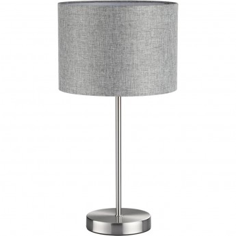 Настольная лампа LUMION NIKKI 8251/1T MODERNI LN25 000 Е27 60W 220V никель/серый, металл/текстиль Настольная лампа LUMION NIKKI 8251/1T MODERNI LN25 000 Е27 60W 220V никель/серый, металл/текстиль