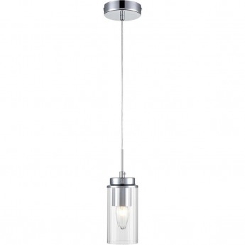 Подвес LUMION ISHA 8102/1A COMFI LN25 Е14 1*40W 220V хром/прозрачный металл/металл Подвес LUMION ISHA 8102/1A COMFI LN25 Е14 1*40W 220V хром/прозрачный металл/металл