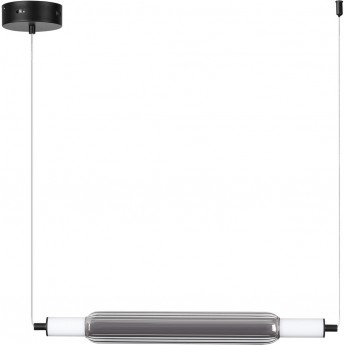 Подвес LUMION TRENDY 6556/15L LEDIO LN24 LED 15W 4000К 220V черный/дымчатый/металл/акрил, стекло Подвес LUMION TRENDY 6556/15L LEDIO LN24 LED 15W 4000К 220V черный/дымчатый/металл/акрил, стекло