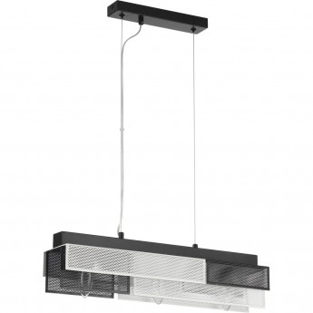 Подвесной светильник LUMION DANA 8004/3A MODERNI LN24 Е14 3*40W 220V черный/белый,, черный металл/металл Подвесной светильник LUMION DANA 8004/3A MODERNI LN24 Е14 3*40W 220V черный/белый,, черный металл/металл