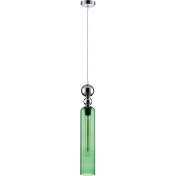 Подвесной светильник LUMION LORENZO 8064/1A MODERNI LN25 298 E27 1*60W 220V хром/зеленый, металл/стекло Подвесной светильник LUMION LORENZO 8064/1A MODERNI LN25 298 E27 1*60W 220V хром/зеленый, металл/стекло