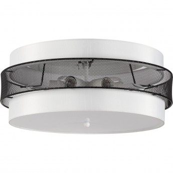 Потолочный светильник LUMION ANIMAISA 8002/6C MODERNI LN24 Е27 6*60W 220V белый, черный металл/металл, текстиль Потолочный светильник LUMION ANIMAISA 8002/6C MODERNI LN24 Е27 6*60W 220V белый, черный металл/металл, текстиль