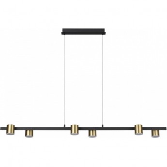 Светильник подвесной LUMION FLINT 6532/40L LEDIO LN23 029 LED 40W 3000-6000K 1357Лм 220V чёрный латунь Светильник подвесной LUMION FLINT 6532/40L LEDIO LN23 029 LED 40W 3000-6000K 1357Лм 220V чёрный латунь
